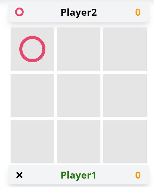 An example image for the Tic Tac Toe playing field